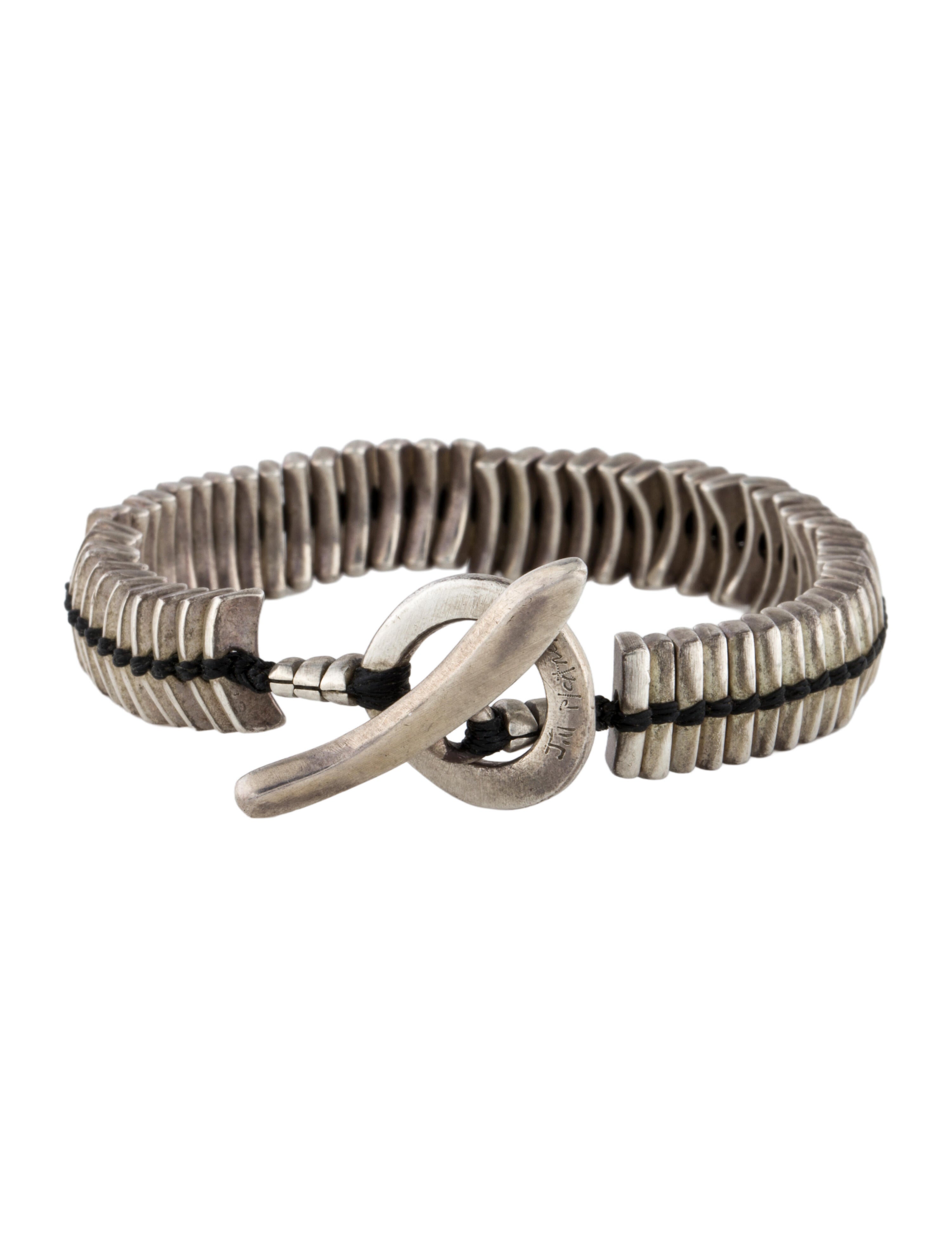 Jill Platner Bead & Cord Cuff Bracelet