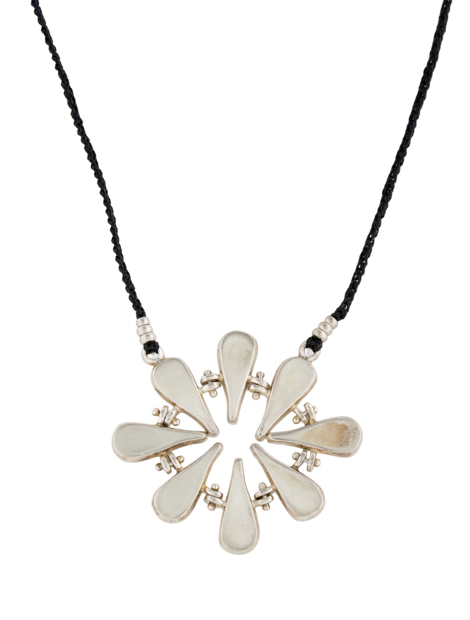 Jill Platner Lotus Pendant Necklace