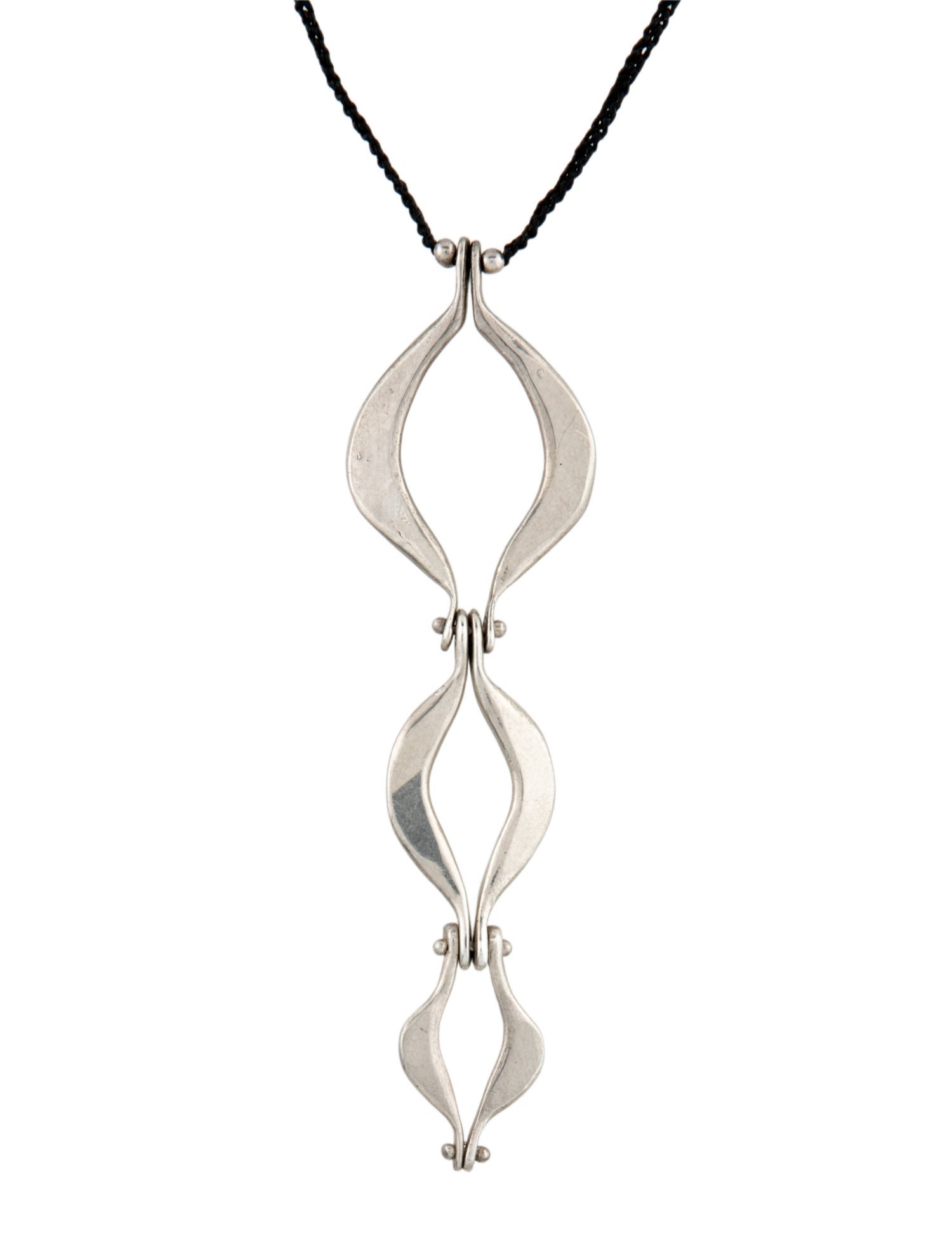 Jill Platner Cord Frisky Pendant Necklace