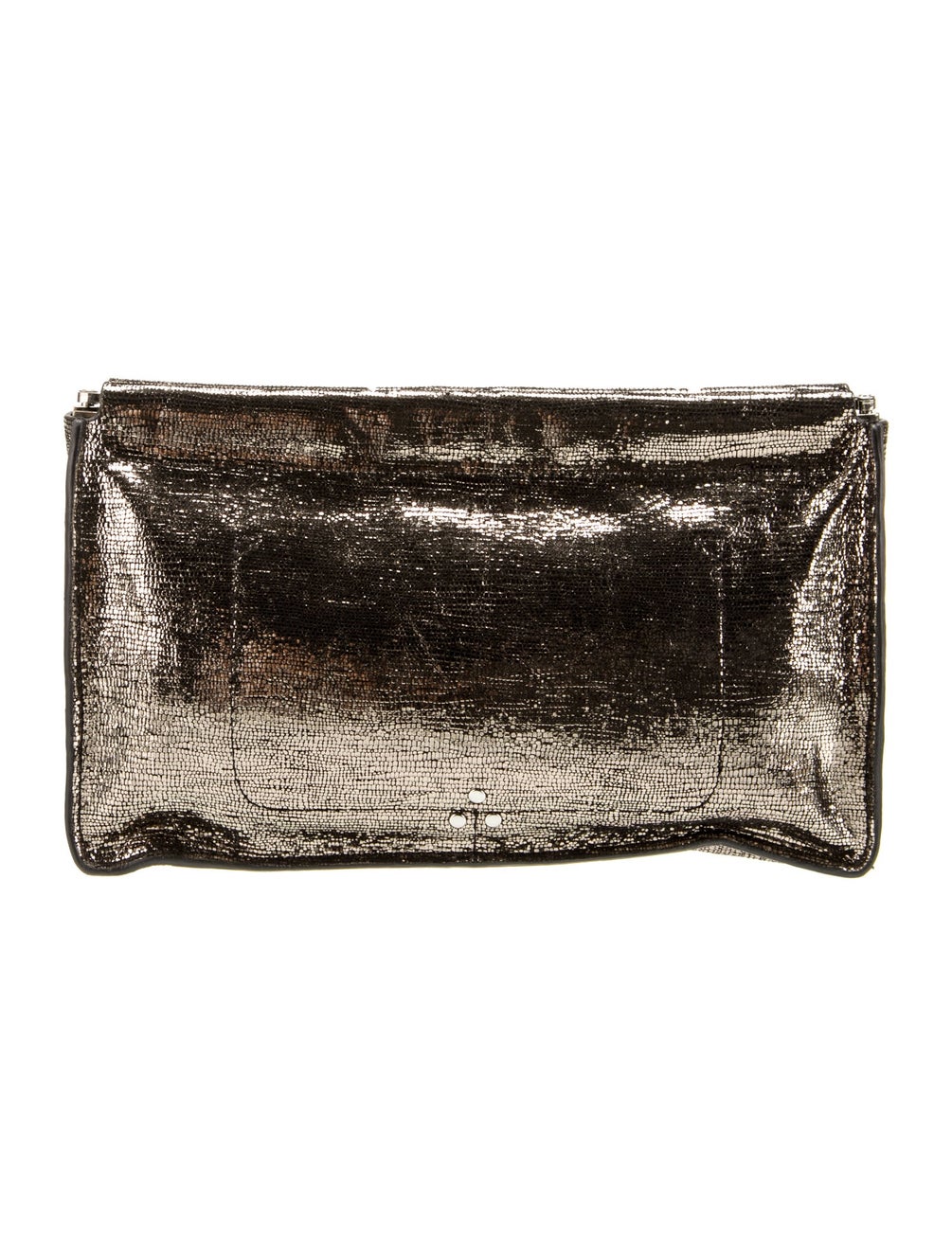 Jérôme Dreyfuss Suede Clutch Gold Clutches, Handbags JRD26858 The