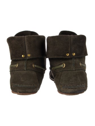 Jérôme Dreyfuss Suede Lace-Up Boots