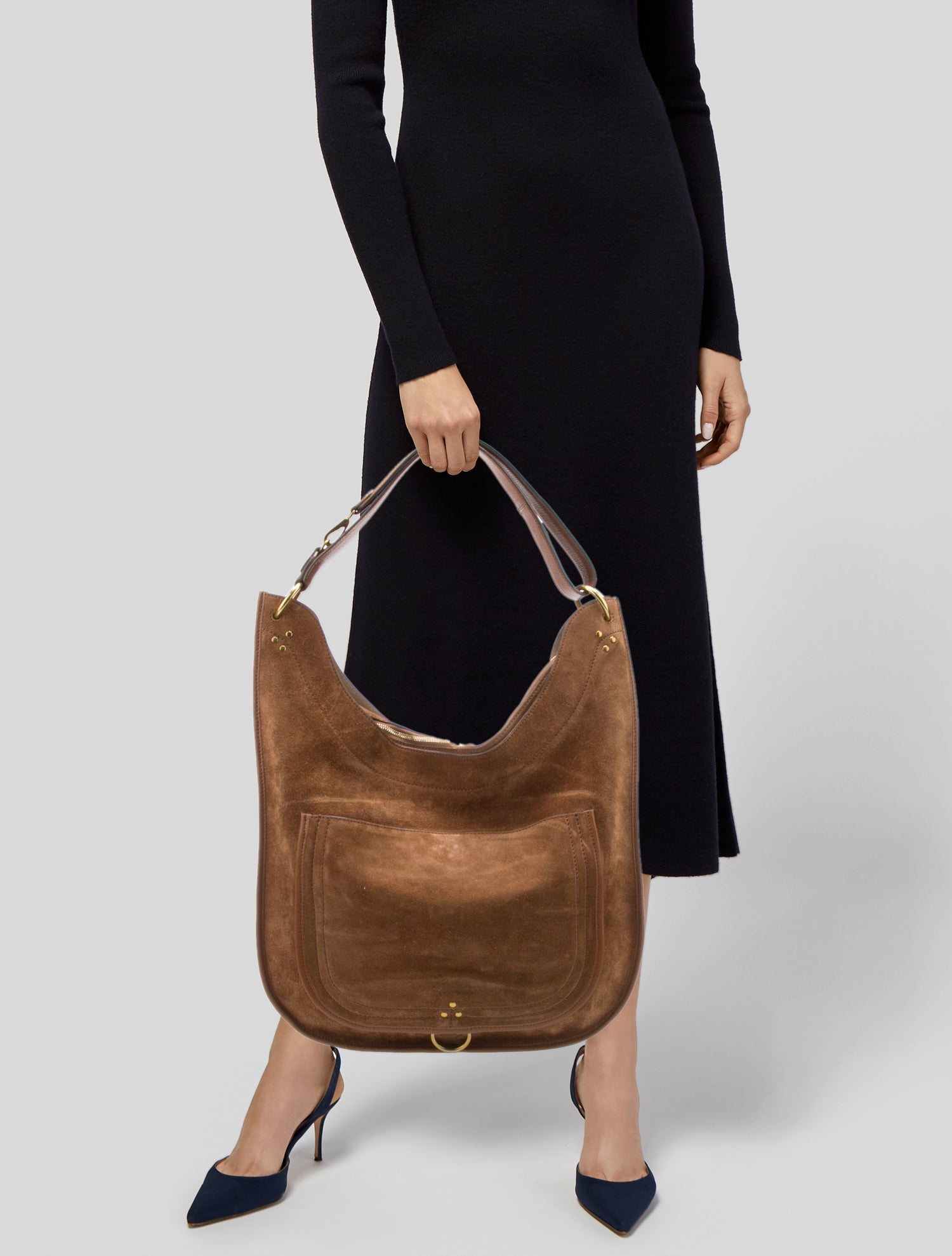 Jérôme Dreyfuss Suede Shoulder Bag