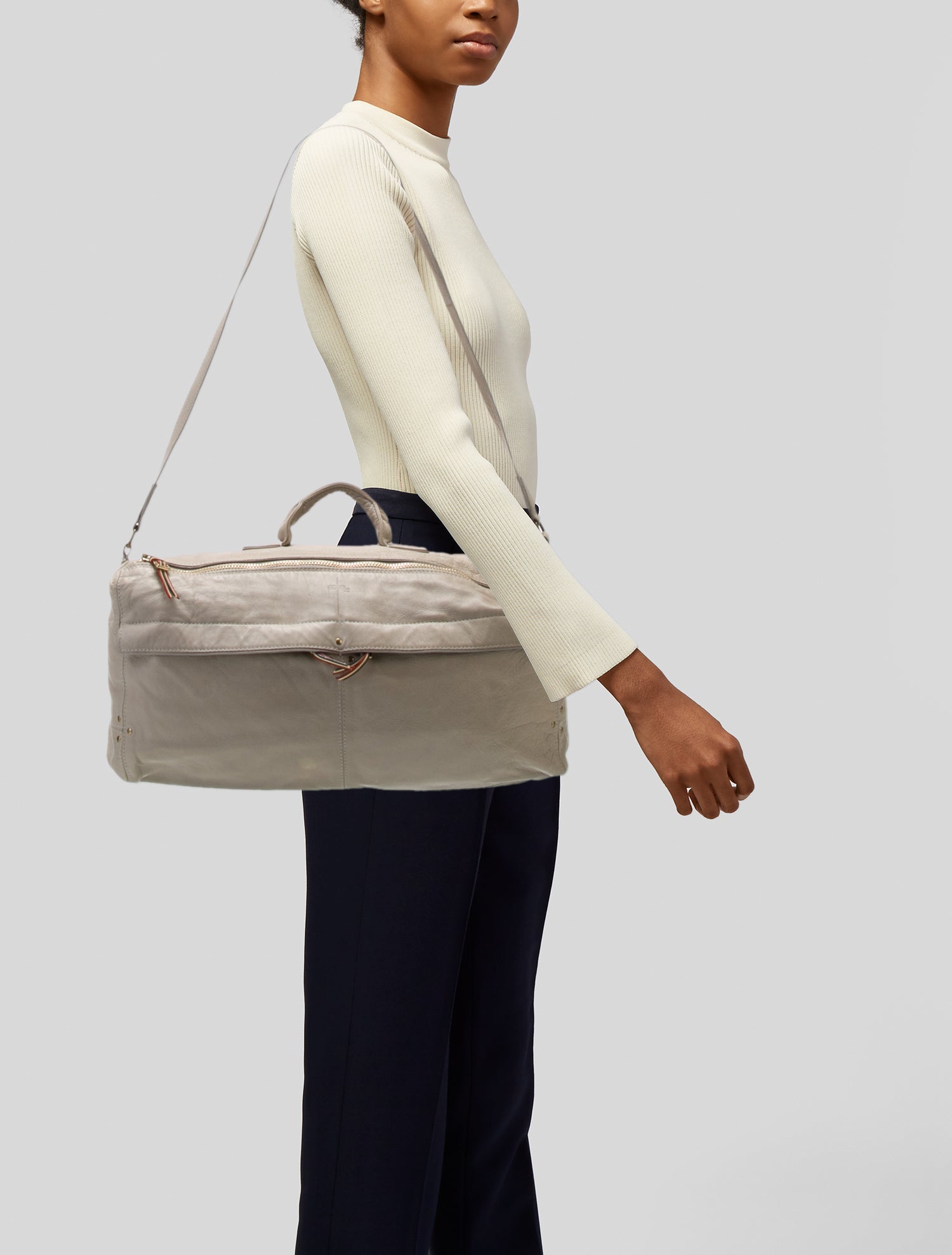 Jérôme Dreyfuss Leather Messenger Bag