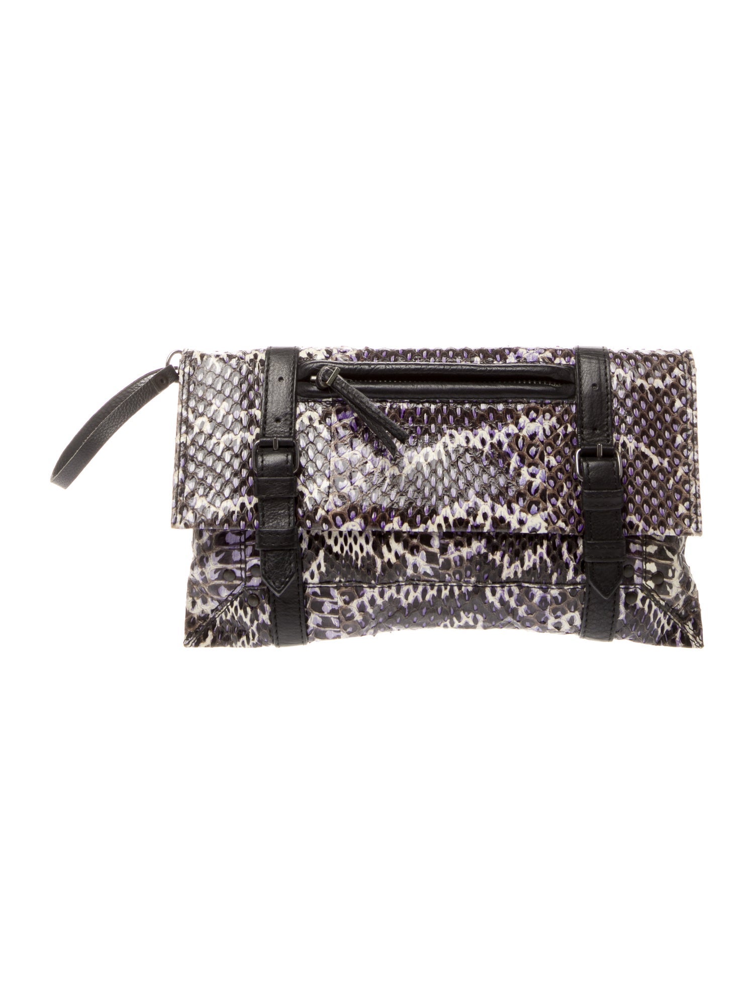 Jérôme Dreyfuss Snakeskin Clutch