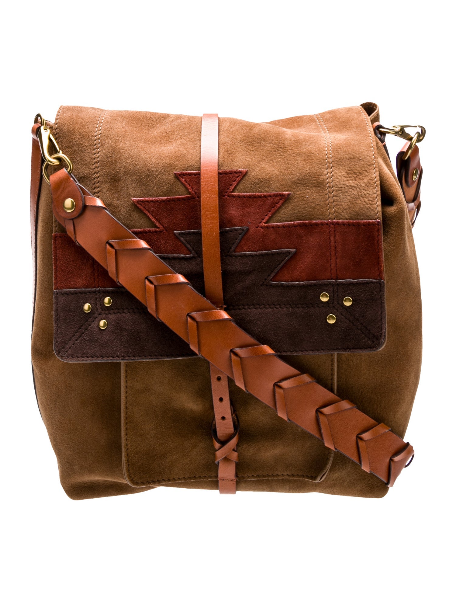 Jérôme Dreyfuss Suede Shoulder Bag