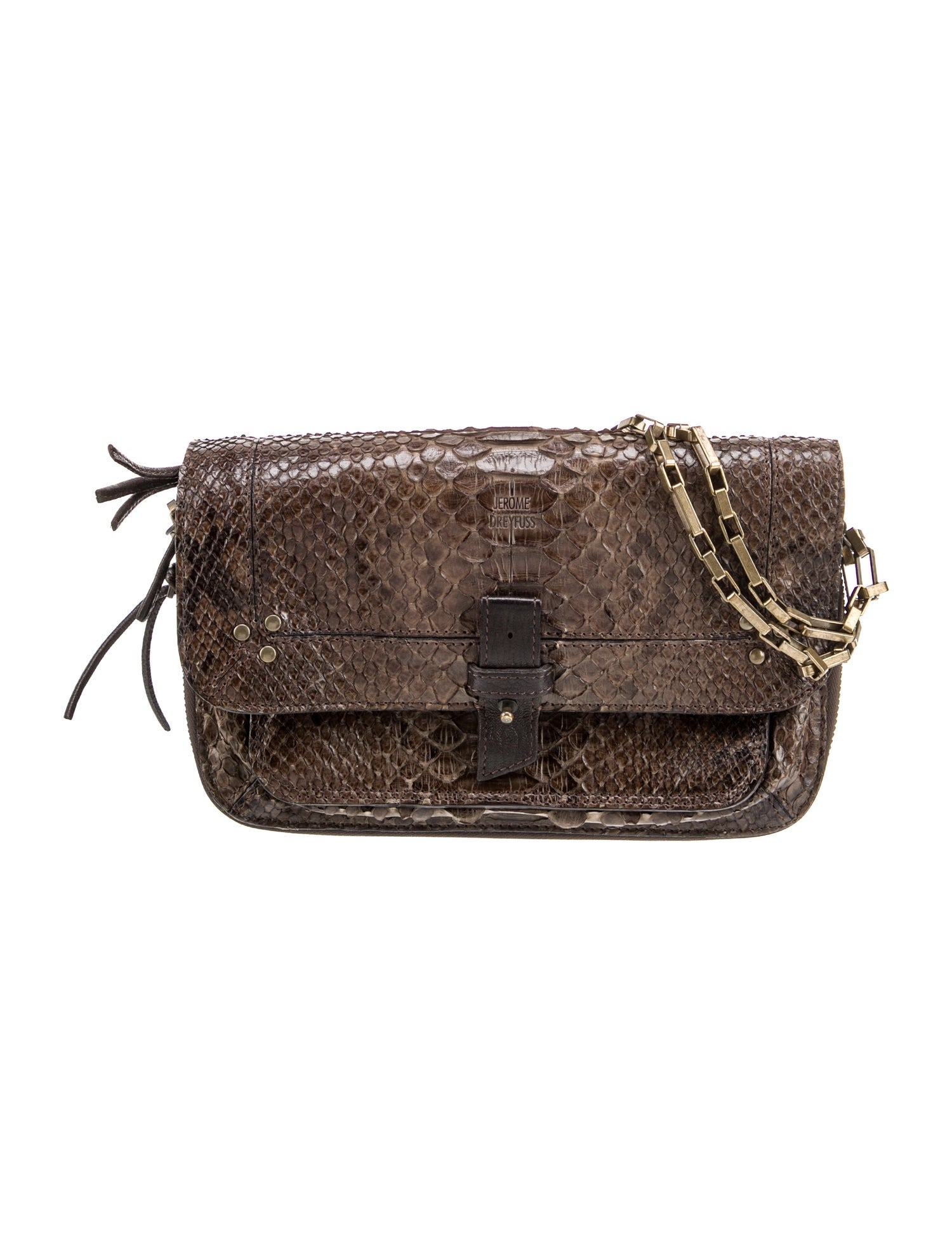 Jérôme Dreyfuss Python Shoulder Bag