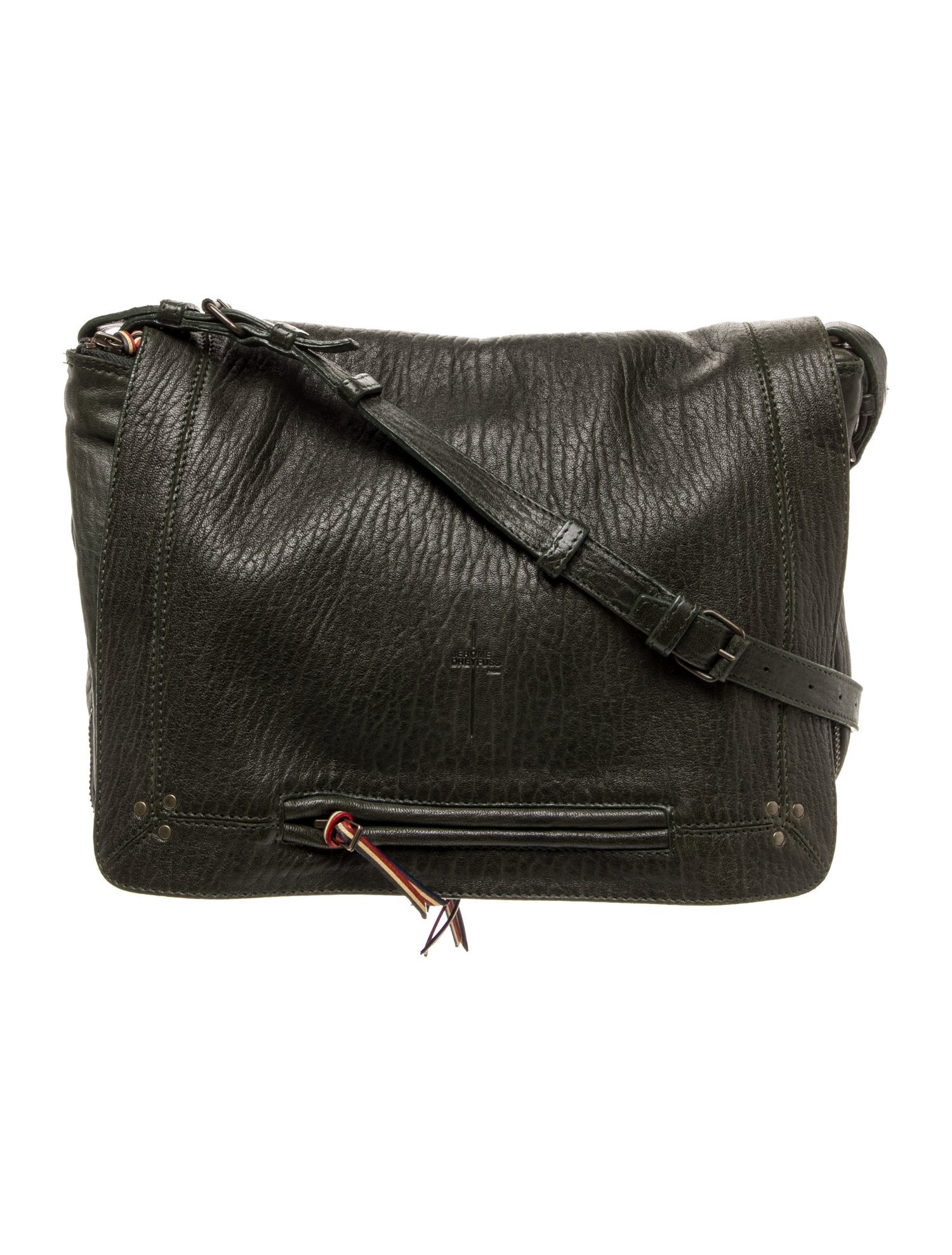 Jérôme Dreyfuss Leather Messenger Bag