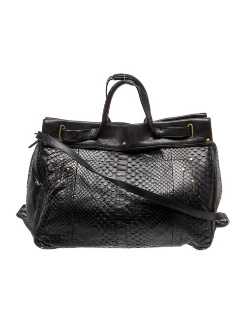 Jérôme Dreyfuss Snakeskin Top Handle Bag