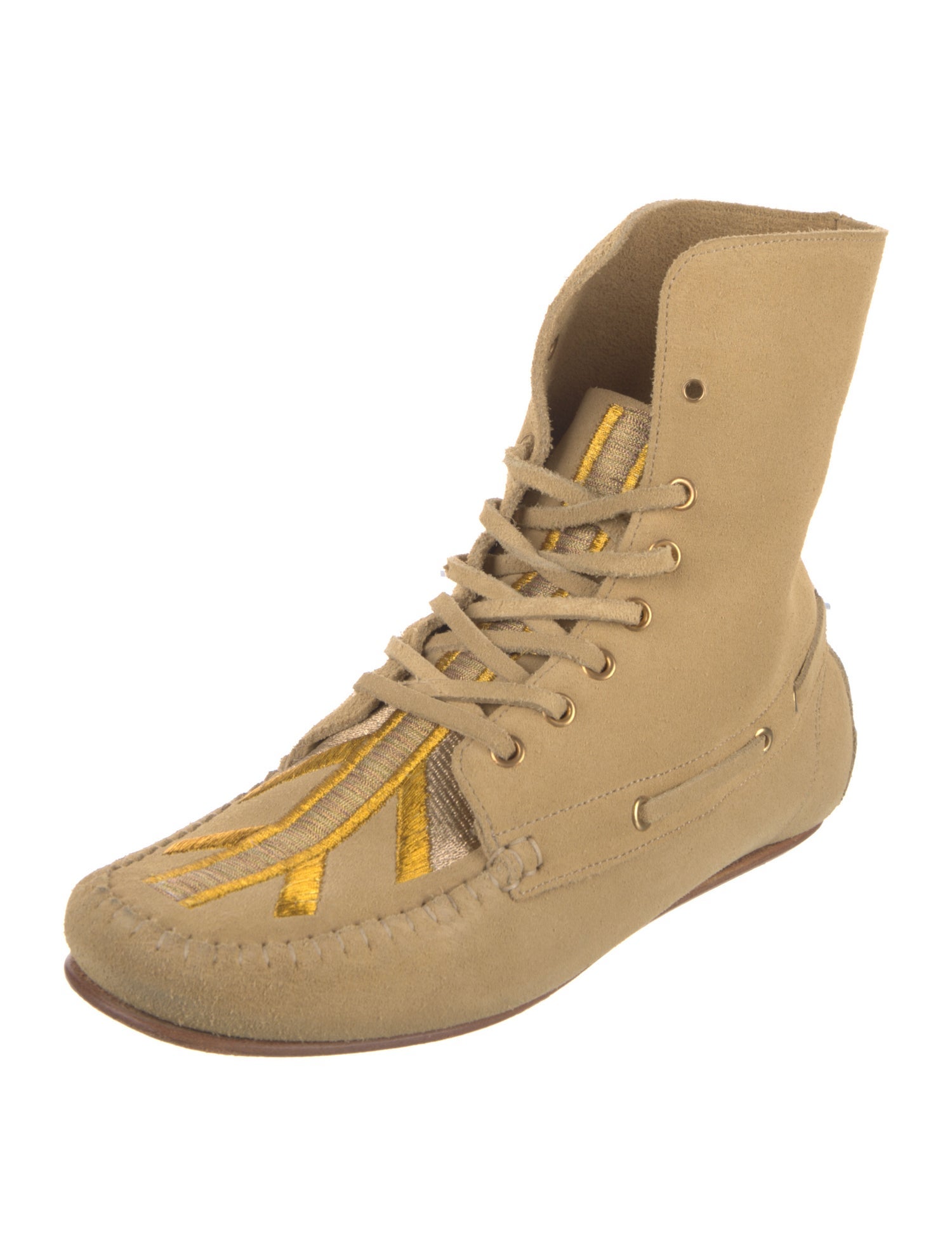 Jérôme Dreyfuss Suede Lace-Up Boots