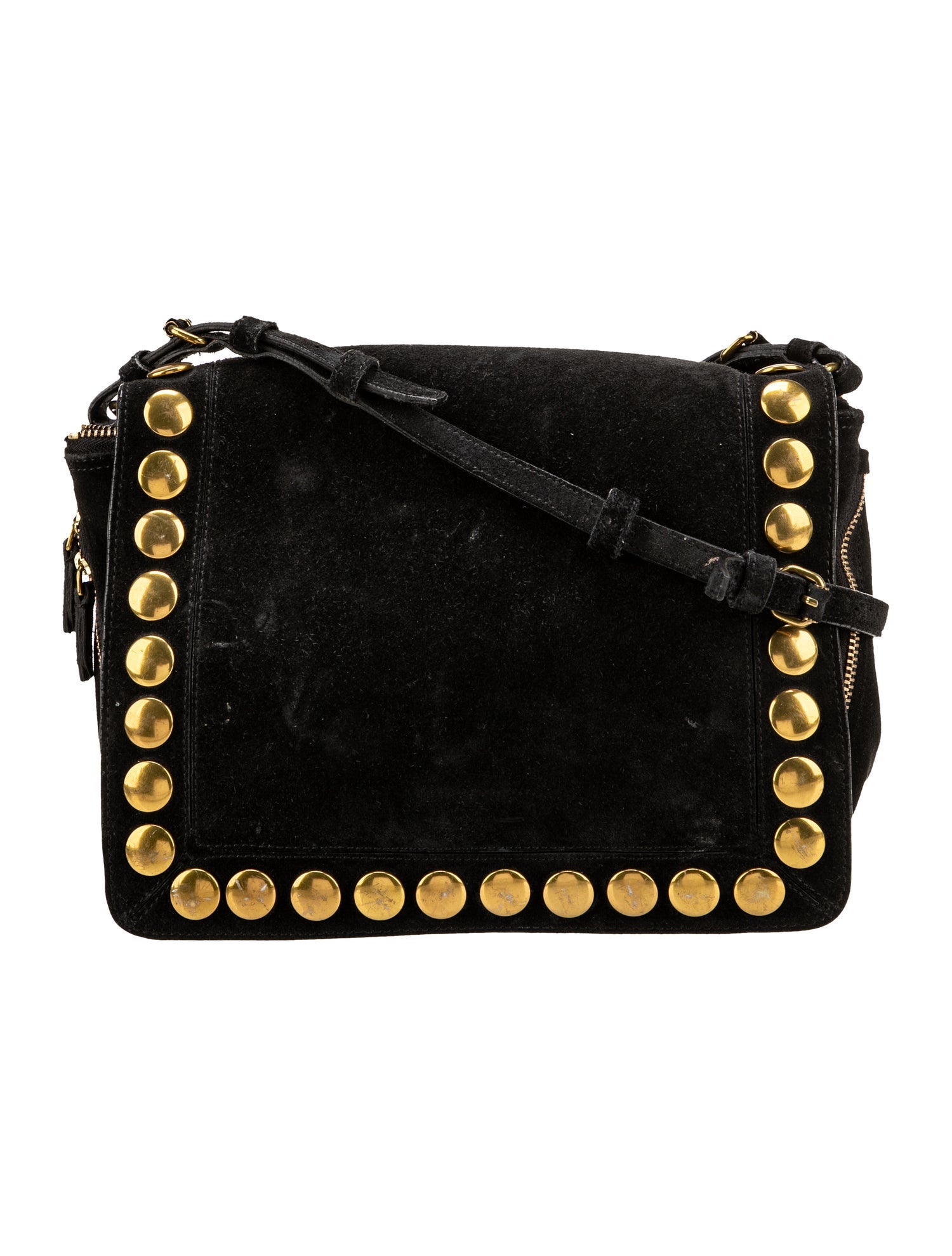 Jérôme Dreyfuss Suede Shoulder Bag