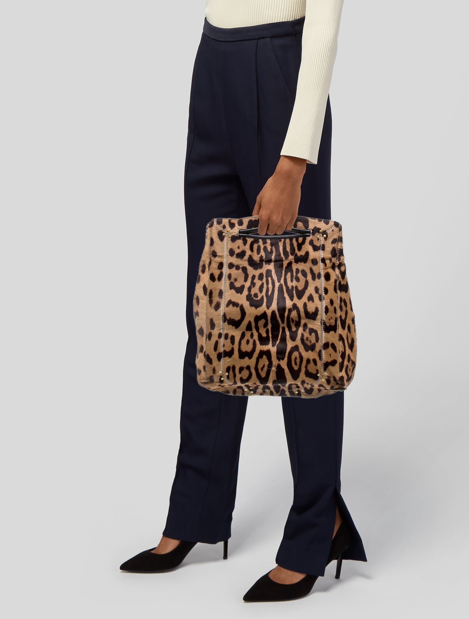 Jérôme Dreyfuss Ponyhair Top Handle Bag