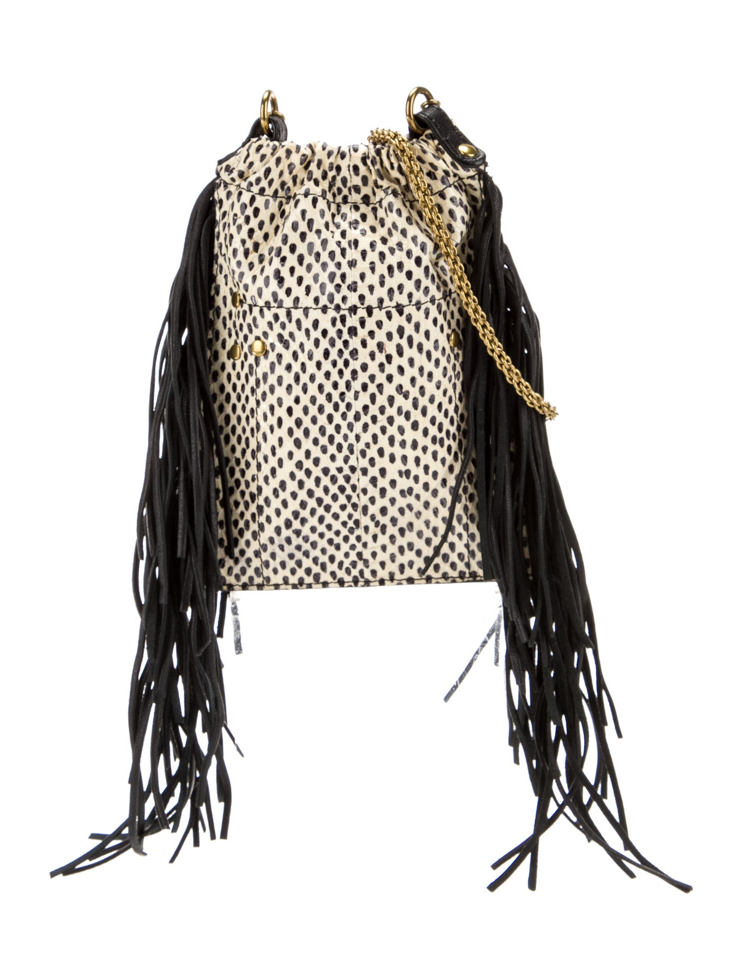 Jérôme Dreyfuss Leather Bucket Bag