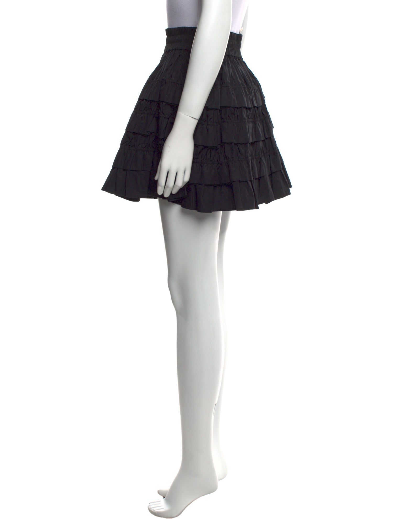 Jourden Ruffle Embellishment Mini Skirt