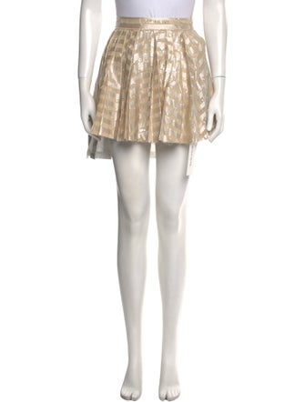 Jourden Striped Mini Skirt