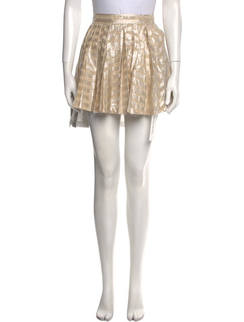 Jourden Striped Mini Skirt