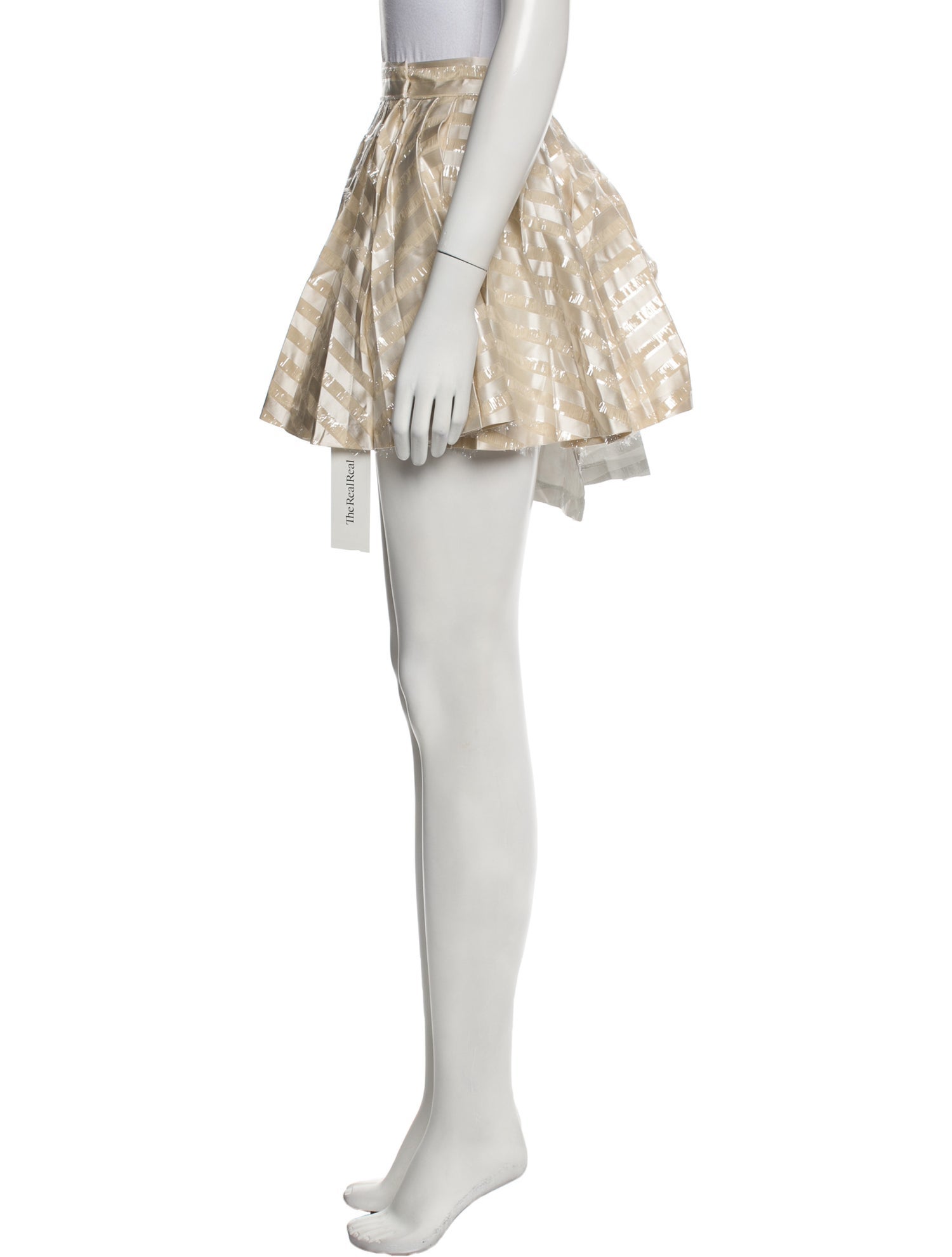 Jourden Striped Mini Skirt