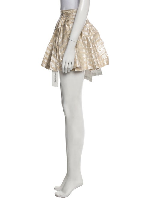 Jourden Striped Mini Skirt