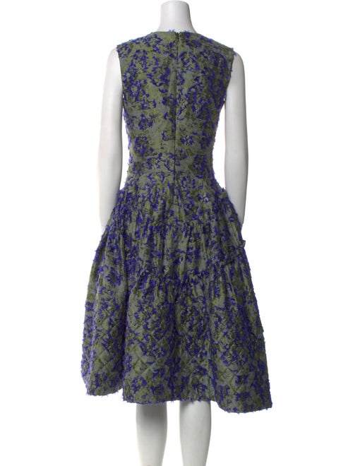 Jourden Floral Print Midi Length Dress