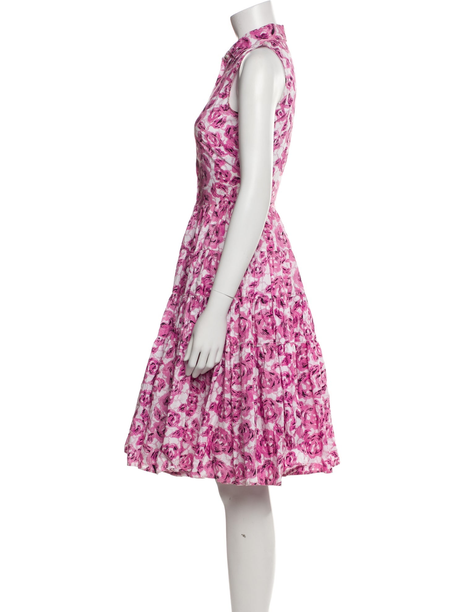 Jourden Floral Print Knee-Length Dress
