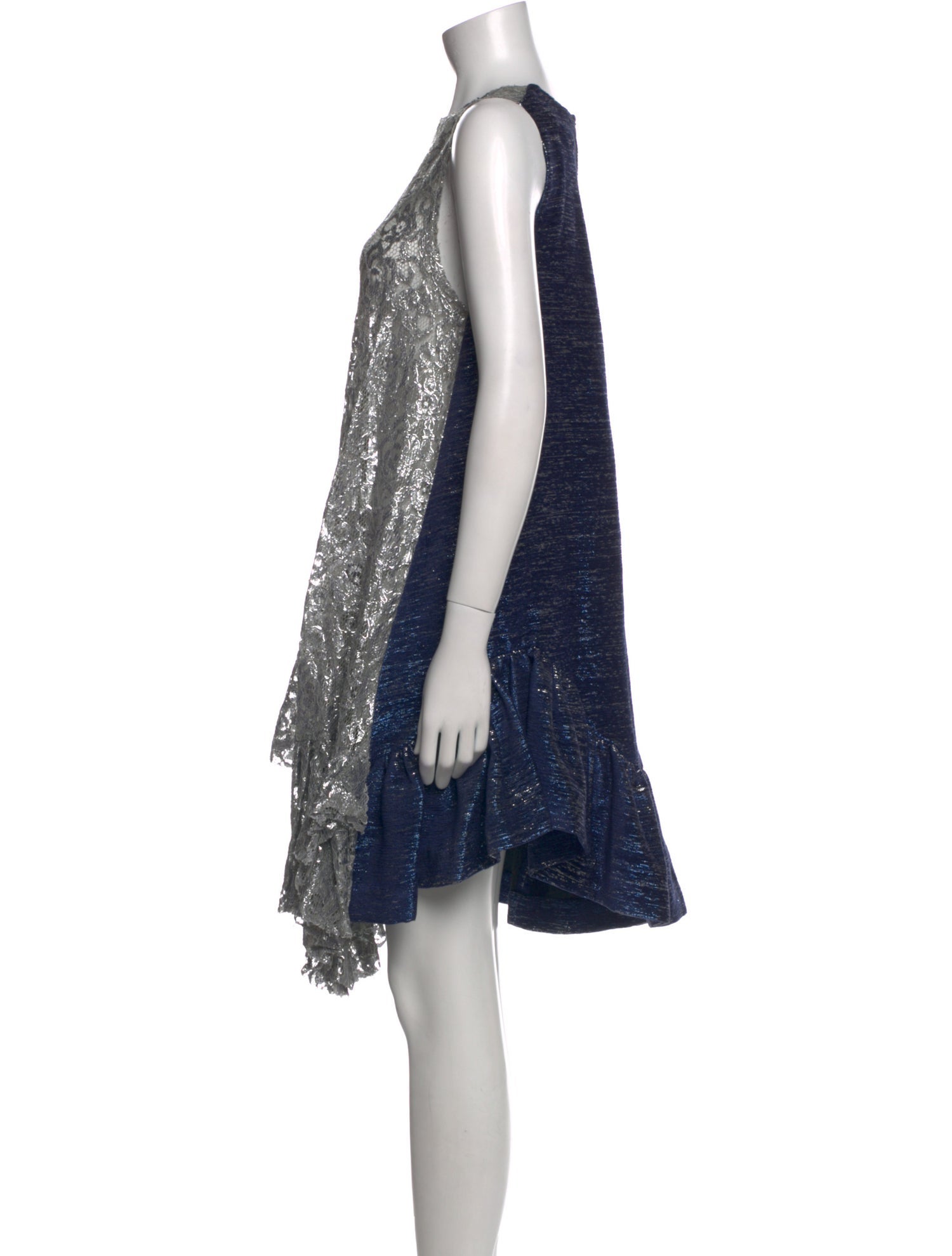 Jourden Crew Neck Knee-Length Dress