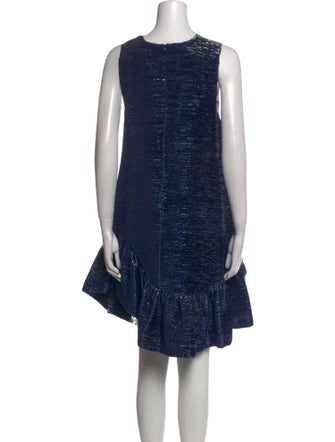 Jourden Crew Neck Knee-Length Dress