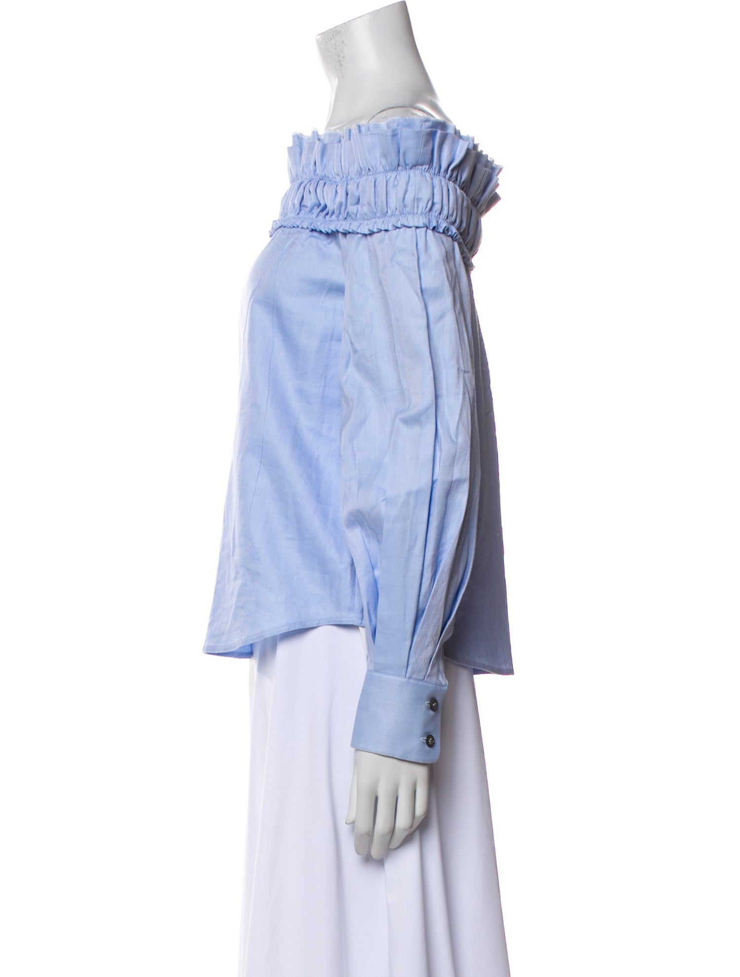 Jourden Off-The-Shoulder Long Sleeve Blouse