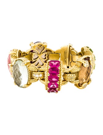 Judith Ripka 18K Multistone & Diamond Ambrosia Bracelet