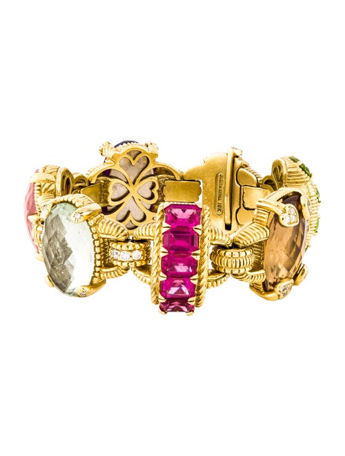 Judith Ripka 18K Multistone & Diamond Ambrosia Bracelet