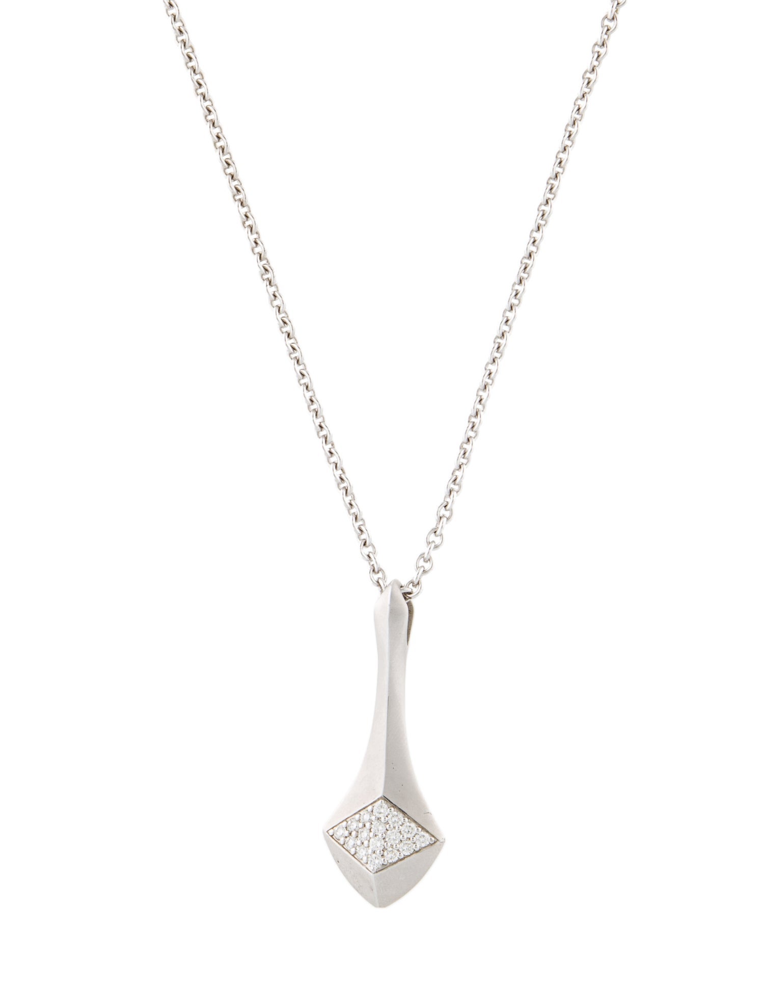 Judith Ripka Diamond 'Iris' Pendant Necklace