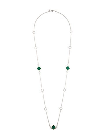 Judith Ripka Station Malachite Necklace