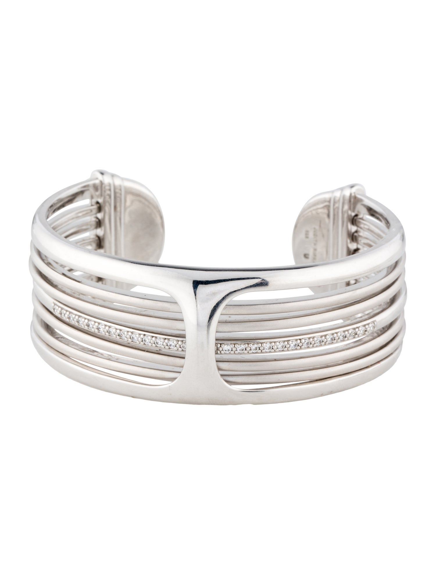 Judith Ripka Cielo Multi Row Bangle