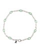 Judith Ripka Aventurine Quartz Signature Link Chain Necklace