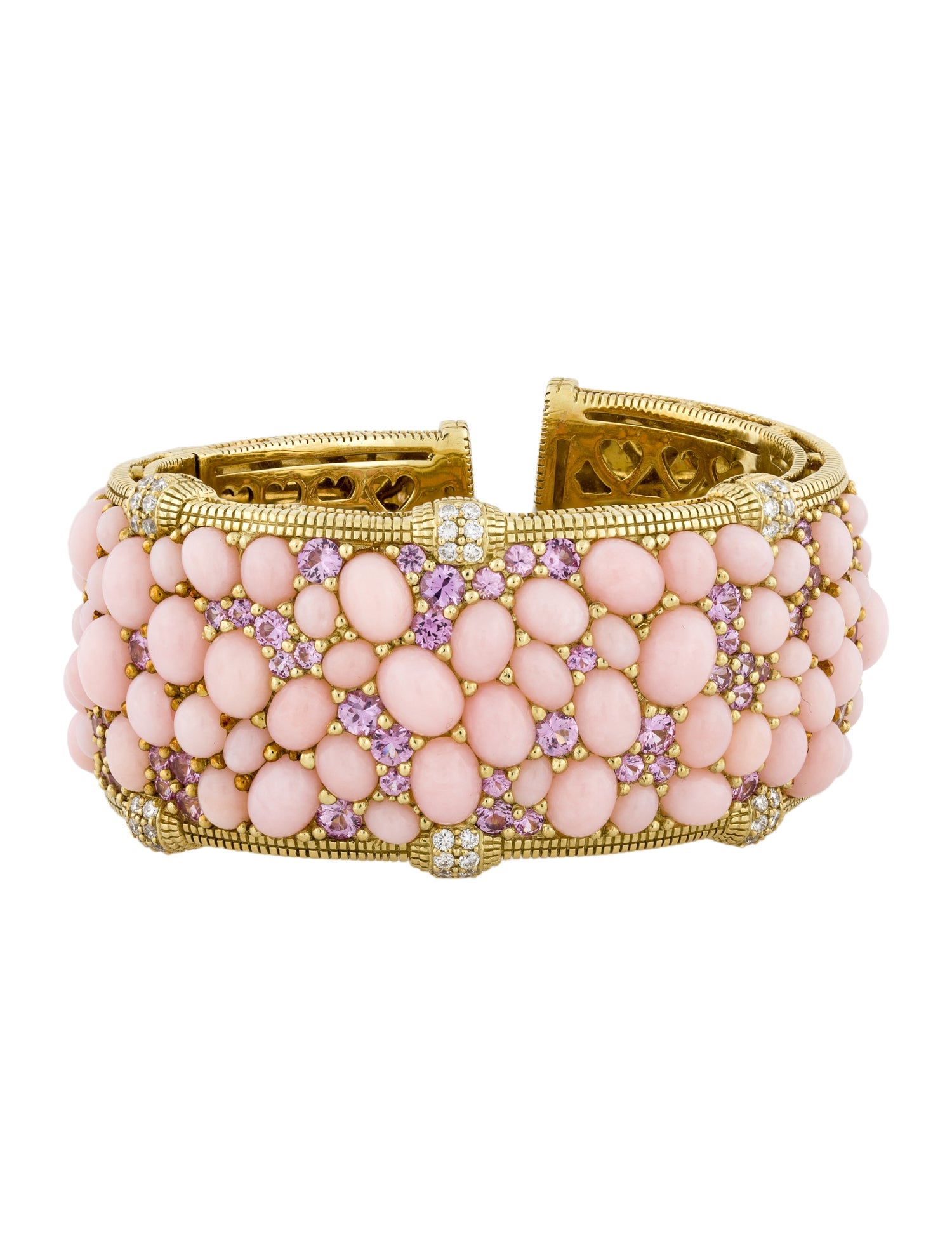 Judith Ripka 18K Opal, Sapphire & Diamond Aurora Cuff