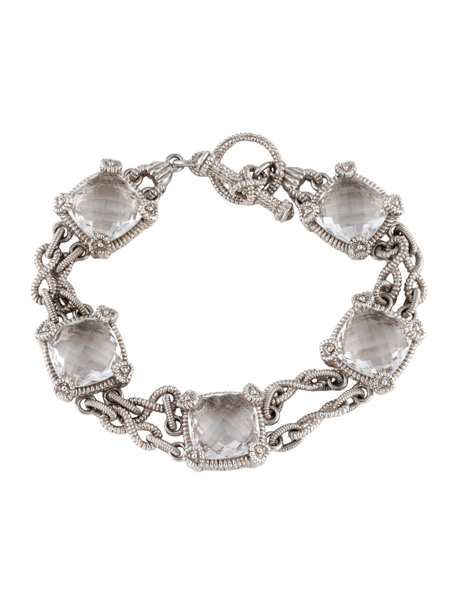 Judith Ripka Quartz Station Bracelet