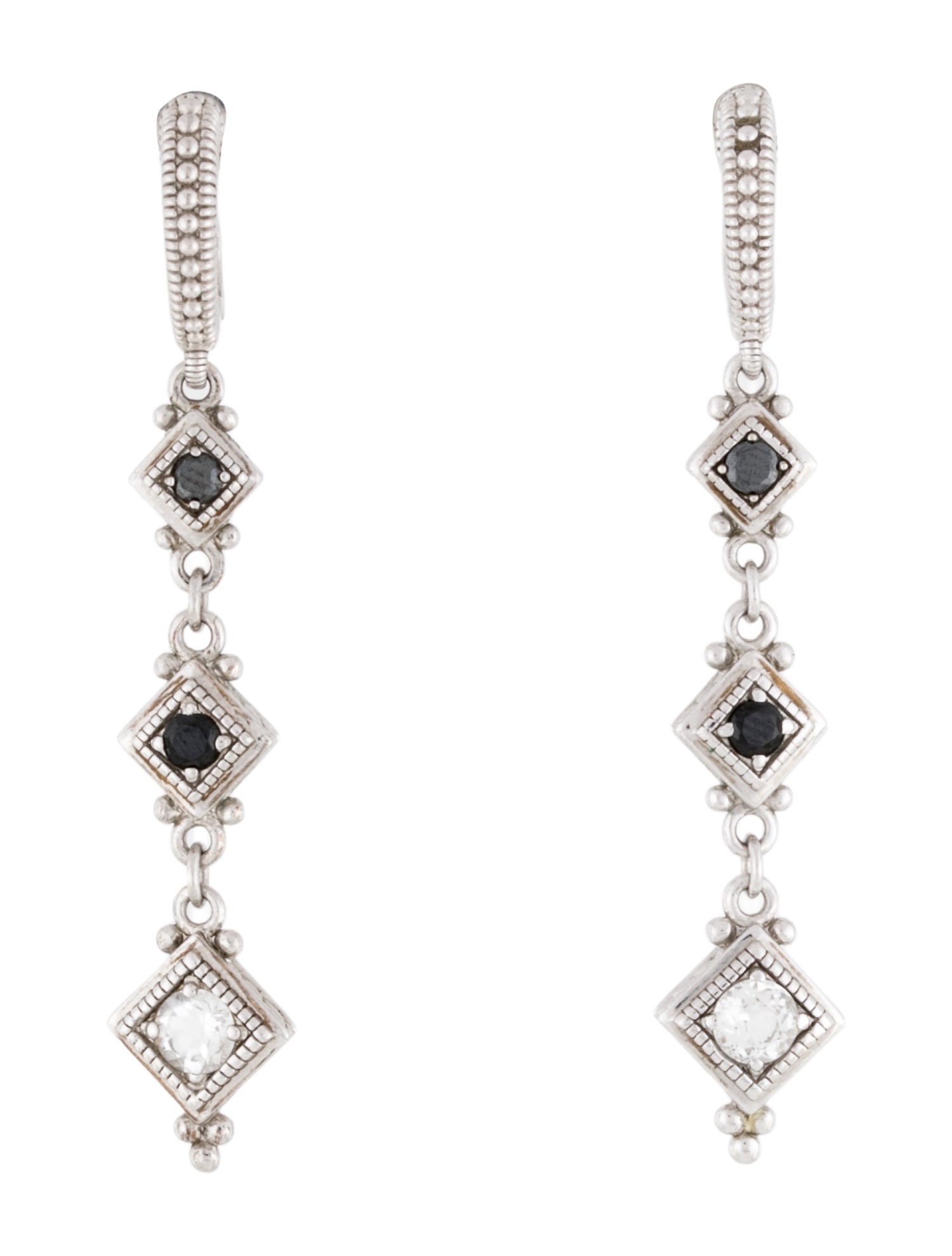 Judith Ripka Spinel & Topaz Drop Earrings