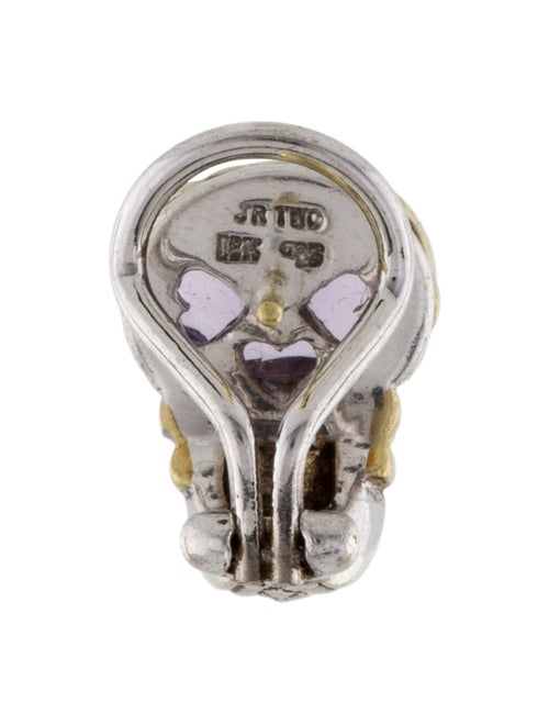 Judith Ripka Amethyst Earclip Earring