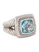 Judith Ripka Topaz Bezel Set Ring