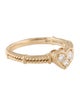 Judith Ripka 14K Diamond Heart Cocktail Ring
