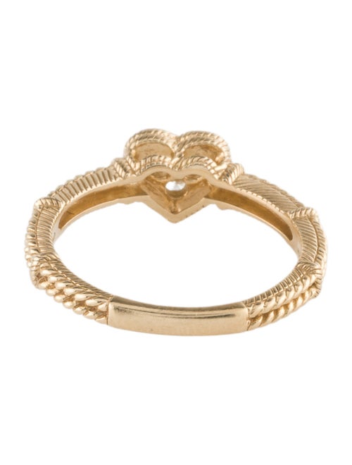Judith Ripka 14K Diamond Heart Cocktail Ring