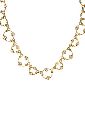 Judith Ripka 18K Diamond Chain Necklace