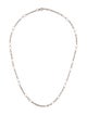Judith Ripka 18K Diamond Figaro Chain Necklace