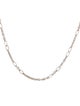 Judith Ripka 18K Diamond Figaro Chain Necklace