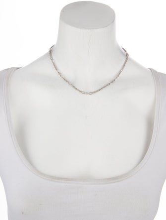 Judith Ripka 18K Diamond Figaro Chain Necklace