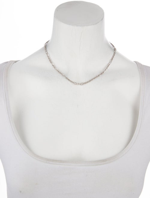 Judith Ripka 18K Diamond Figaro Chain Necklace