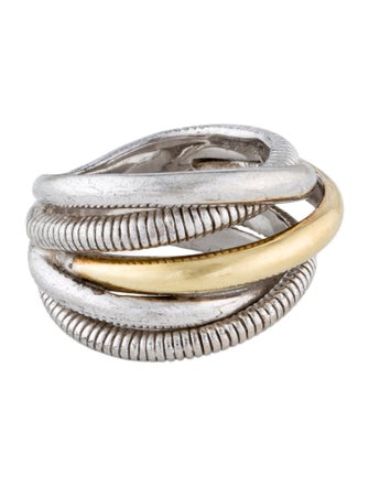 Judith Ripka Two-Tone Five Row Highway Band