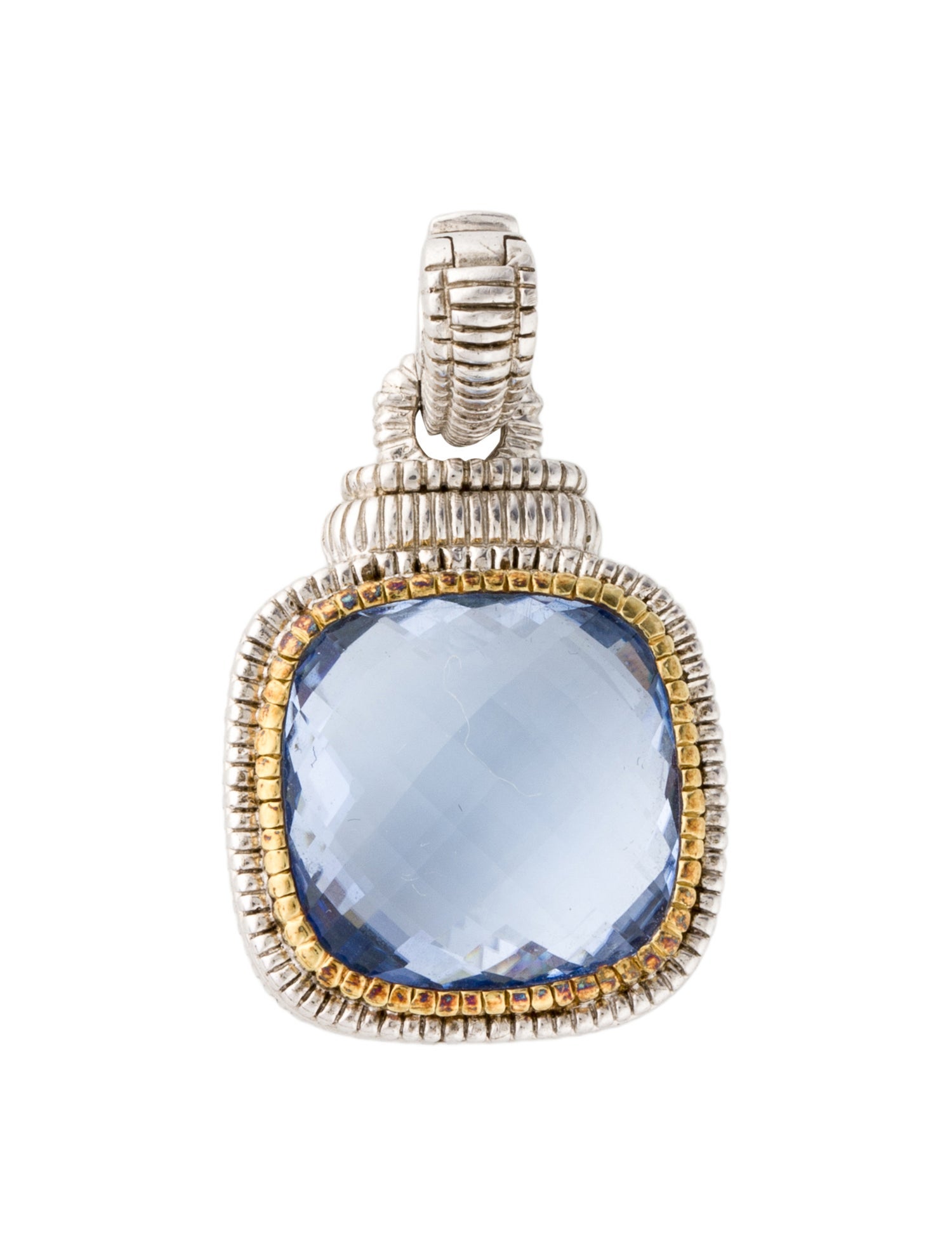 Judith Ripka Synthetic Quartz Pendant