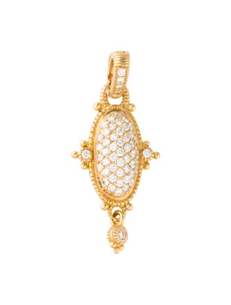Judith Ripka 18K Diamond Arielle Pavé Pendant