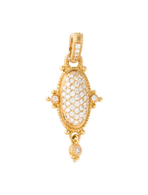 Judith Ripka 18K Diamond Arielle Pavé Pendant