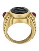 Judith Ripka 18K Onyx & Ruby Cocktail Ring
