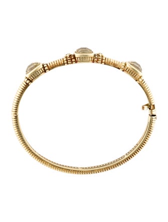 Judith Ripka 14K Cubic Zirconia Bangle Bracelet